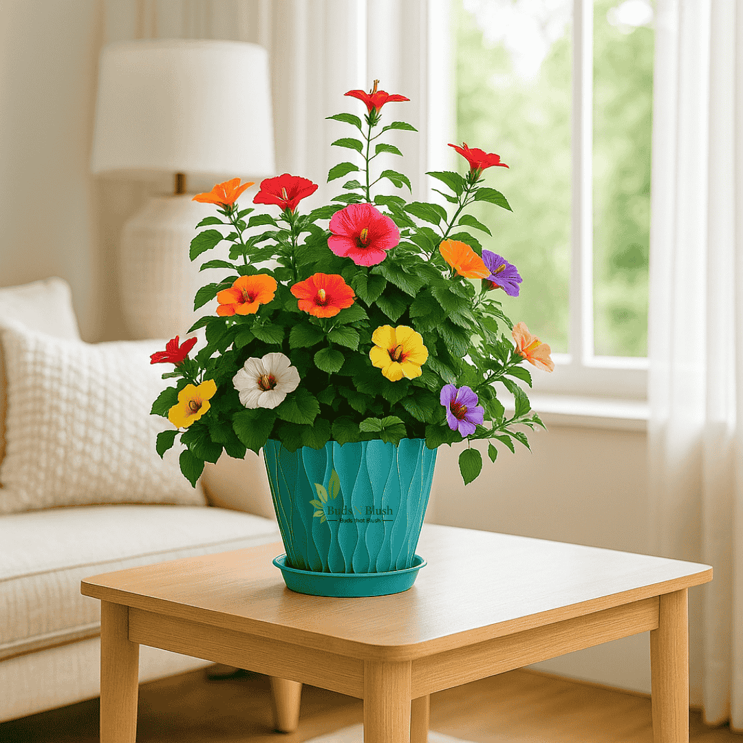 pots for hibiscus plants Hibiscus Set of Two
