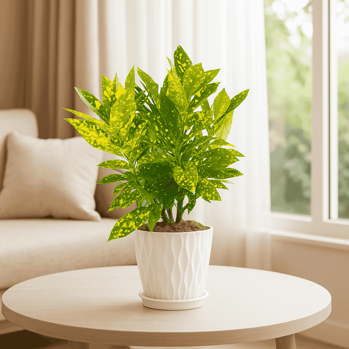 gold dust plant indoor Croton Gold Dust