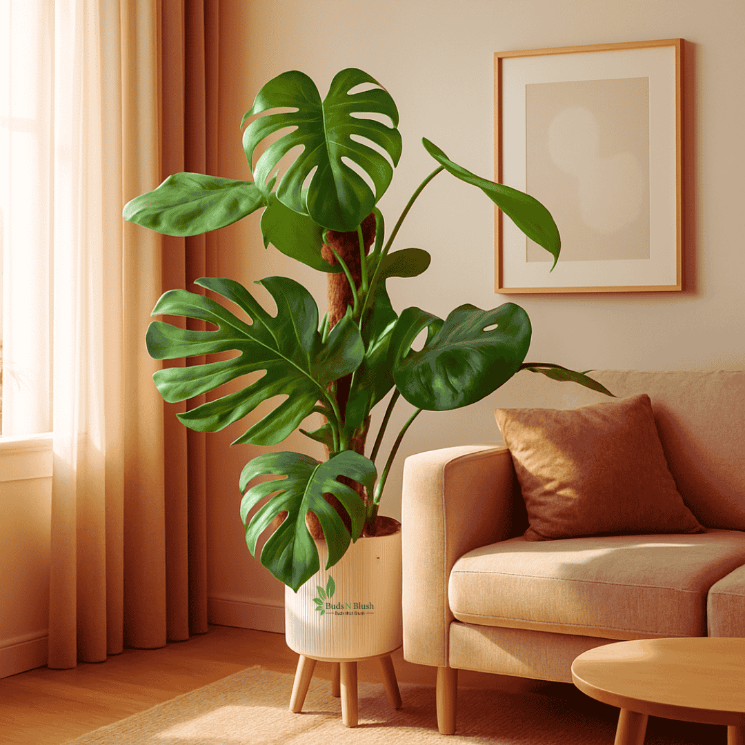large indoor monstera plant Monstera Deliciosa Plant for Living Room
