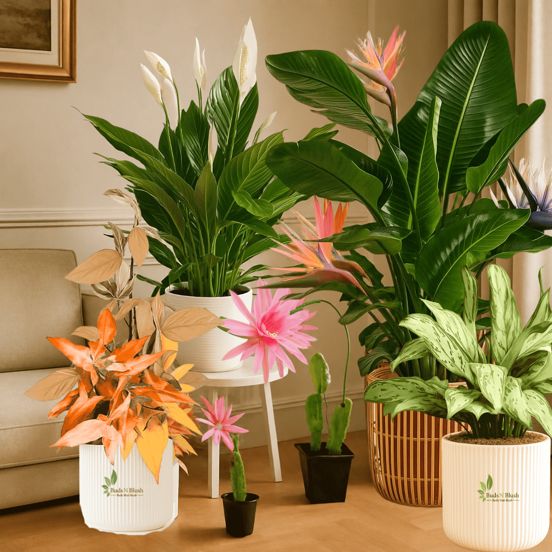 five indoor plants Lucky Home Garden Five Plant Collection